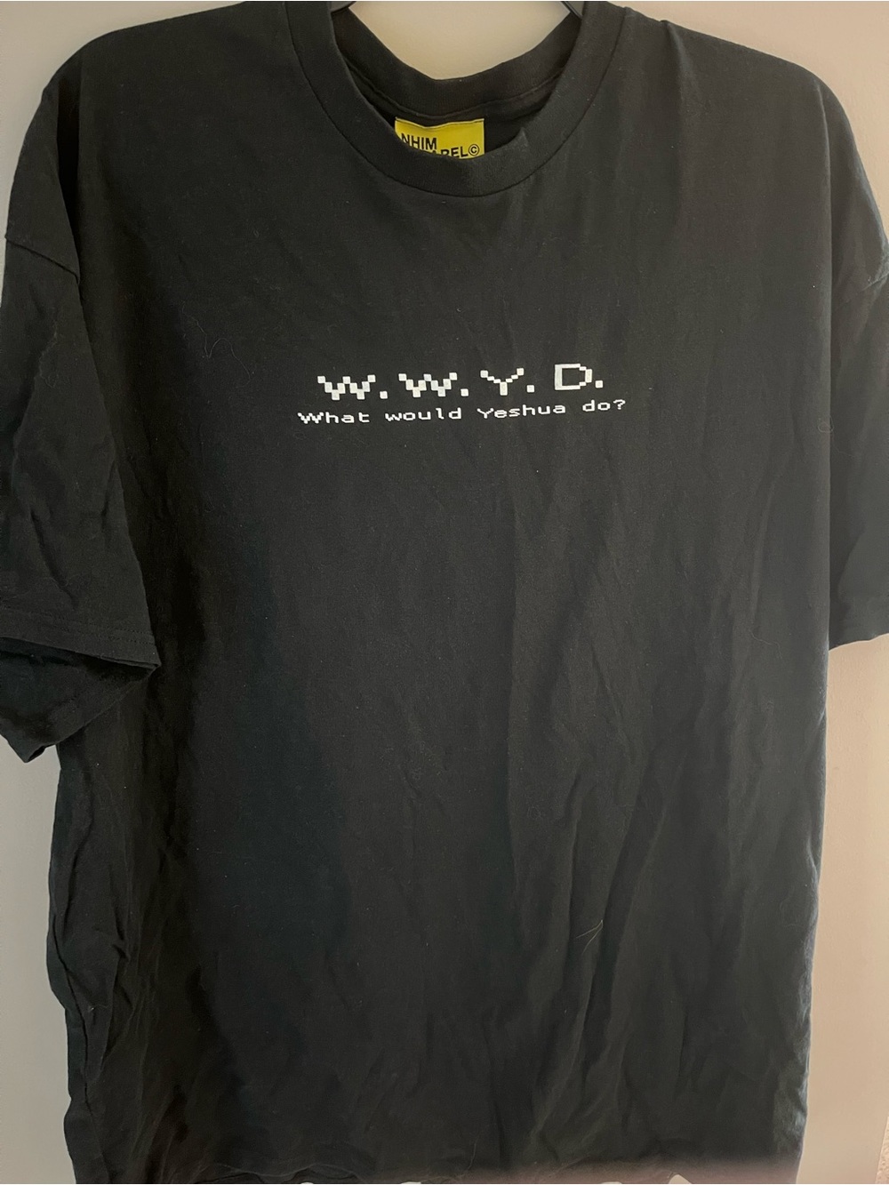 NHim WWYD Black Graphic Tee - What Would Yeshua Do?